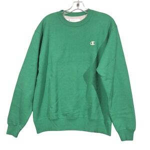 Champion Eco Authentic Crewneck Sweatshirt Kelly Green Mens Medium S2465